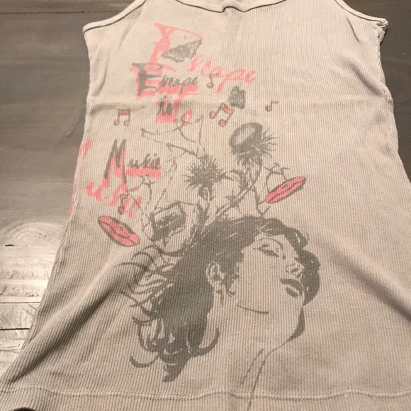 Gray Ribbed Tank Top - Picture 2 of 5